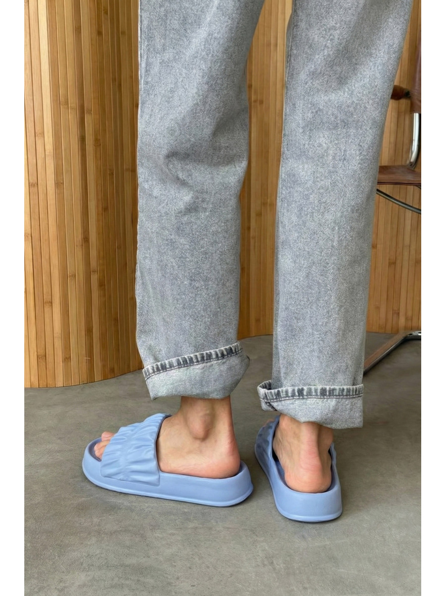 Шльопанці піна жіночі блакитного кольору ПЖ-51 210252C