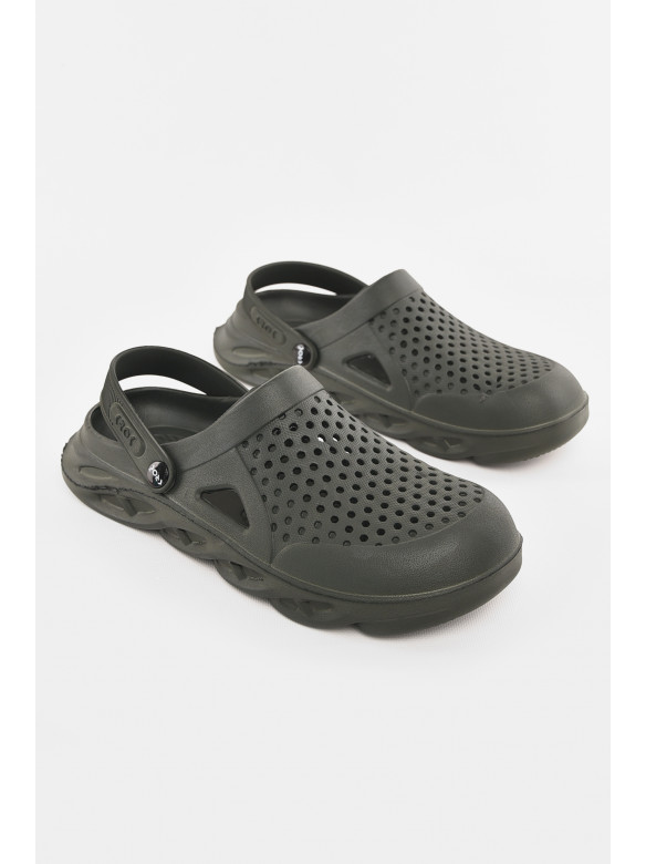 Кроксы мужские темно-зеленого цвета с-92 210260C