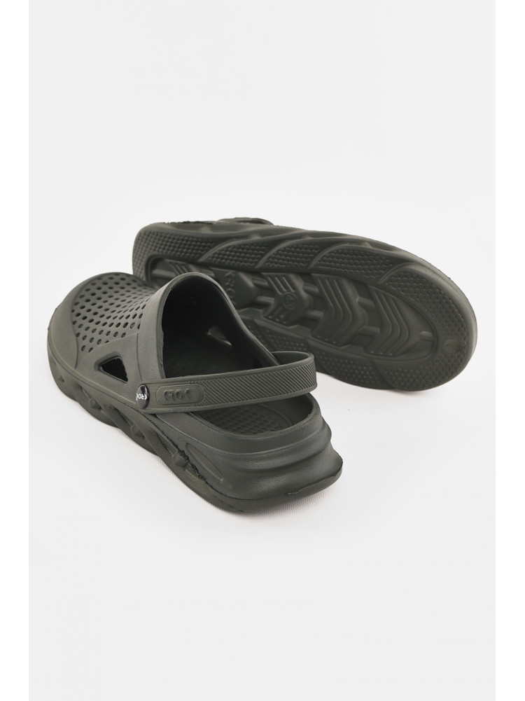 Кроксы мужские темно-зеленого цвета с-92 210260C