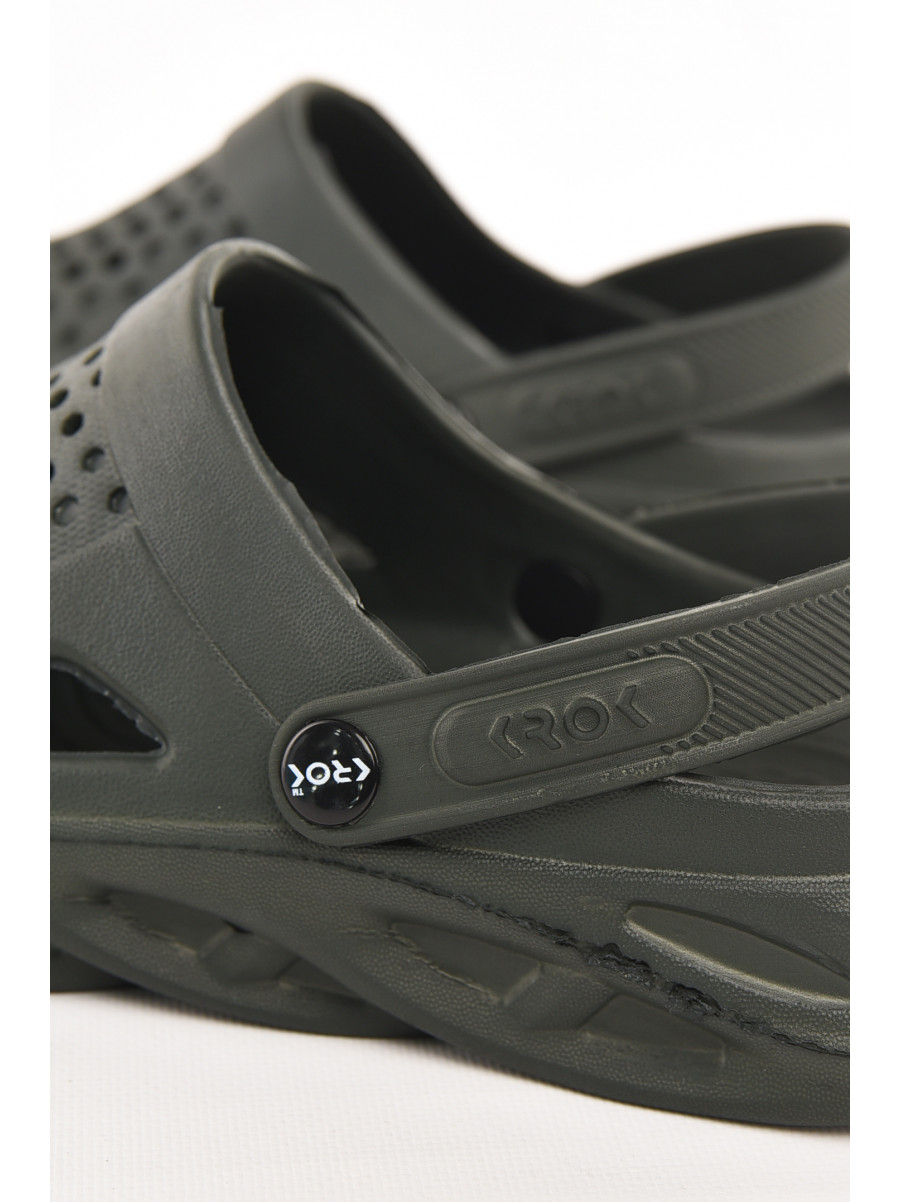 Кроксы мужские темно-зеленого цвета с-92 210260C