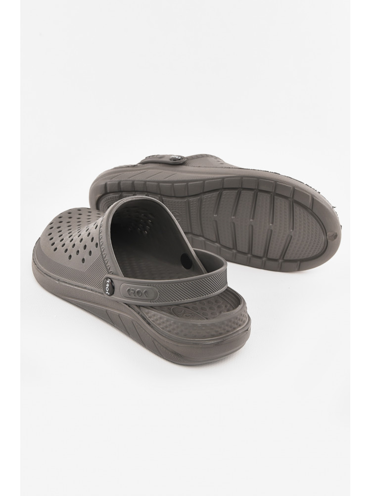 Кроксы мужские серого цвета с-68 210261C