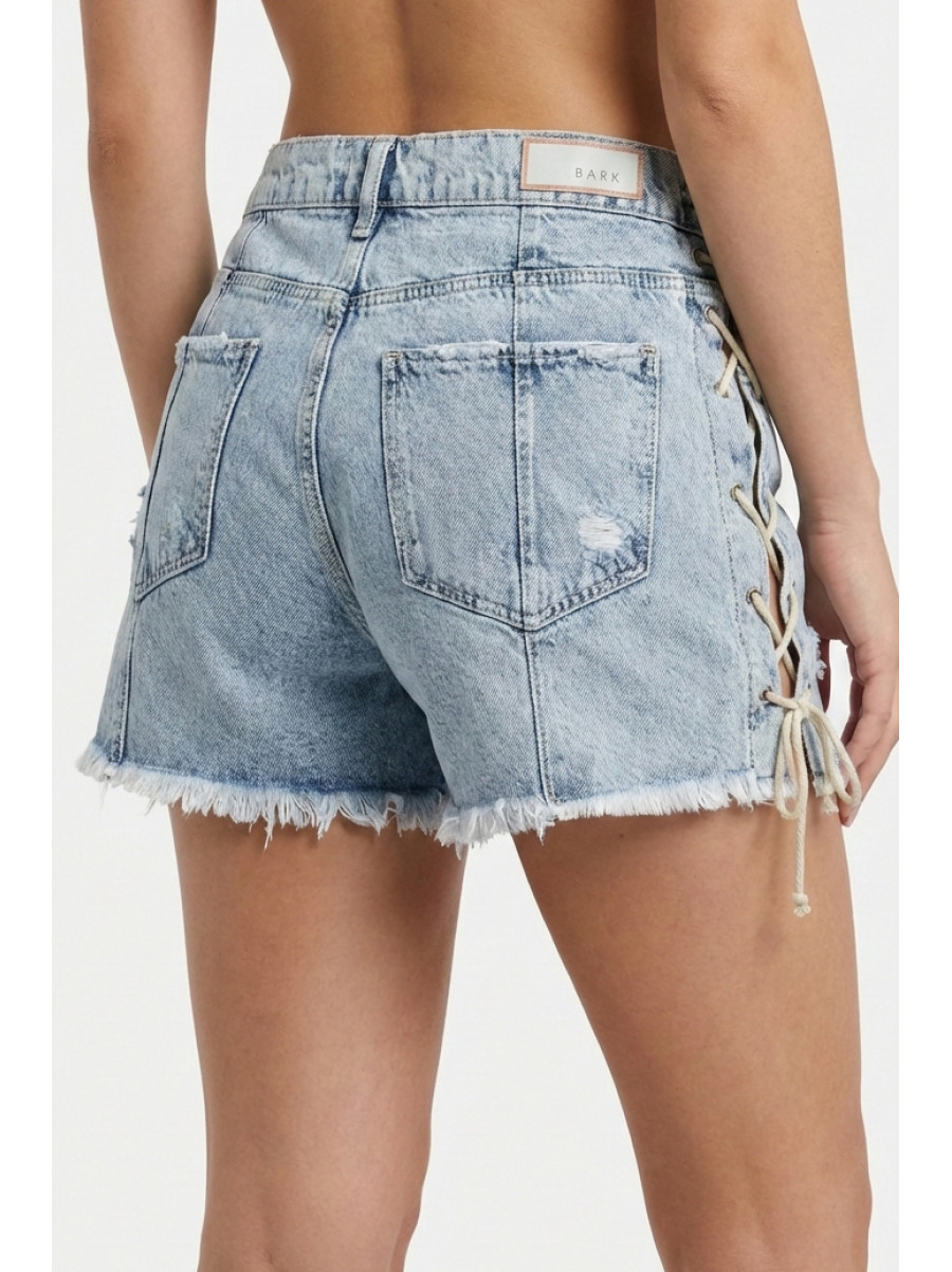 Шорти жіночі джинсові синього кольору 5930 210266C