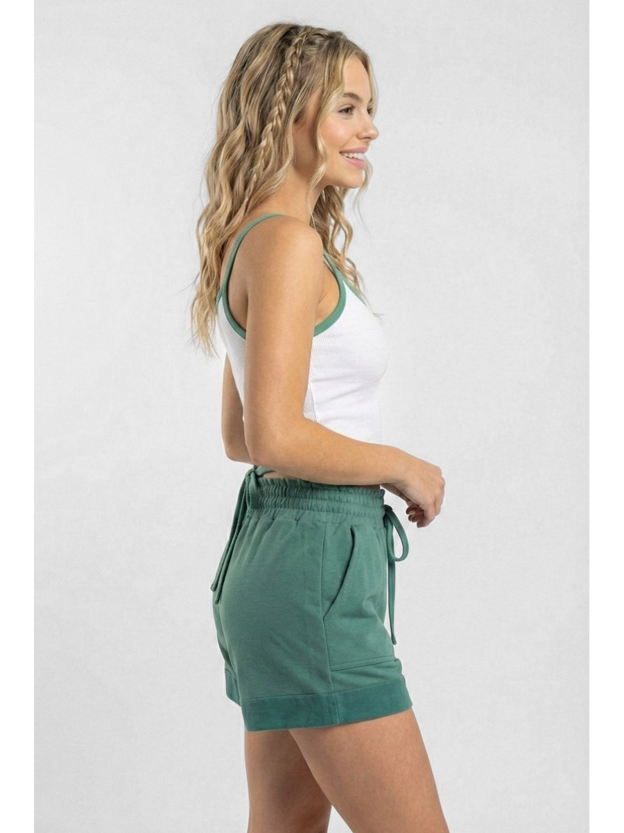 Костюм женский зеленого цвета 6407 210282C