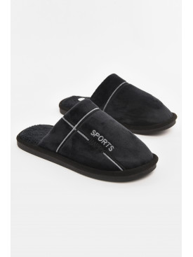 Капці кімнатні чоловічі чорного кольору 43079-5 210288C