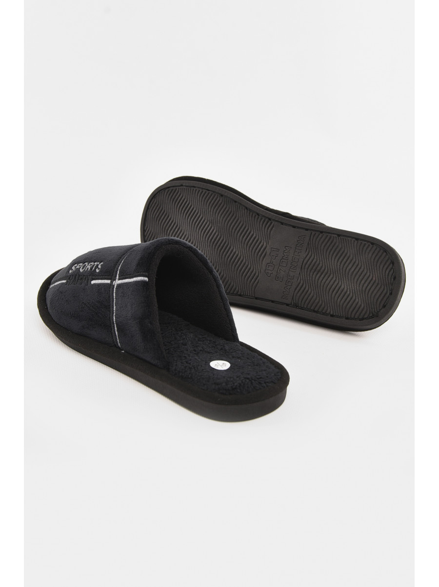 Тапочки комнатные мужские чёрного цвета 43079-5 210288C