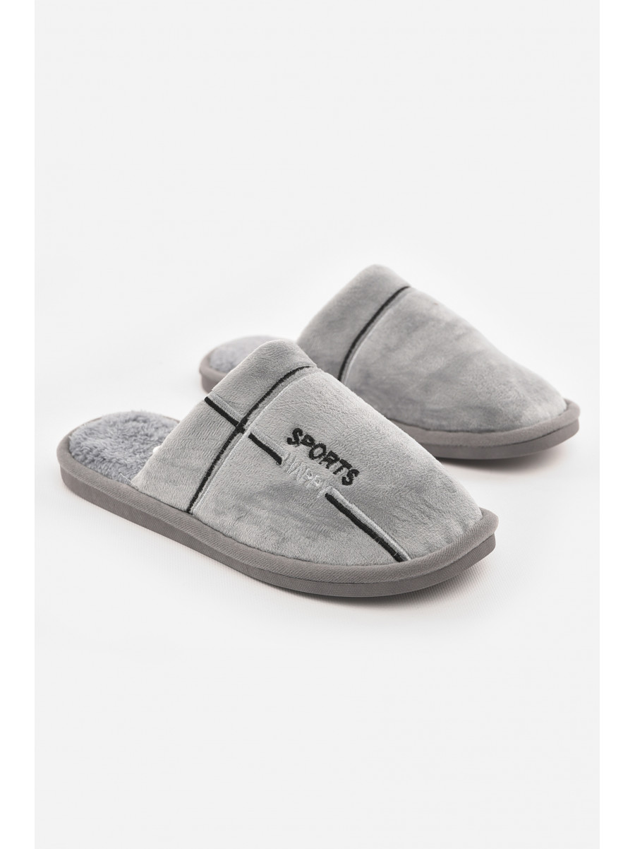 Тапочки комнатные мужские серого цвета 43079-5 210289C