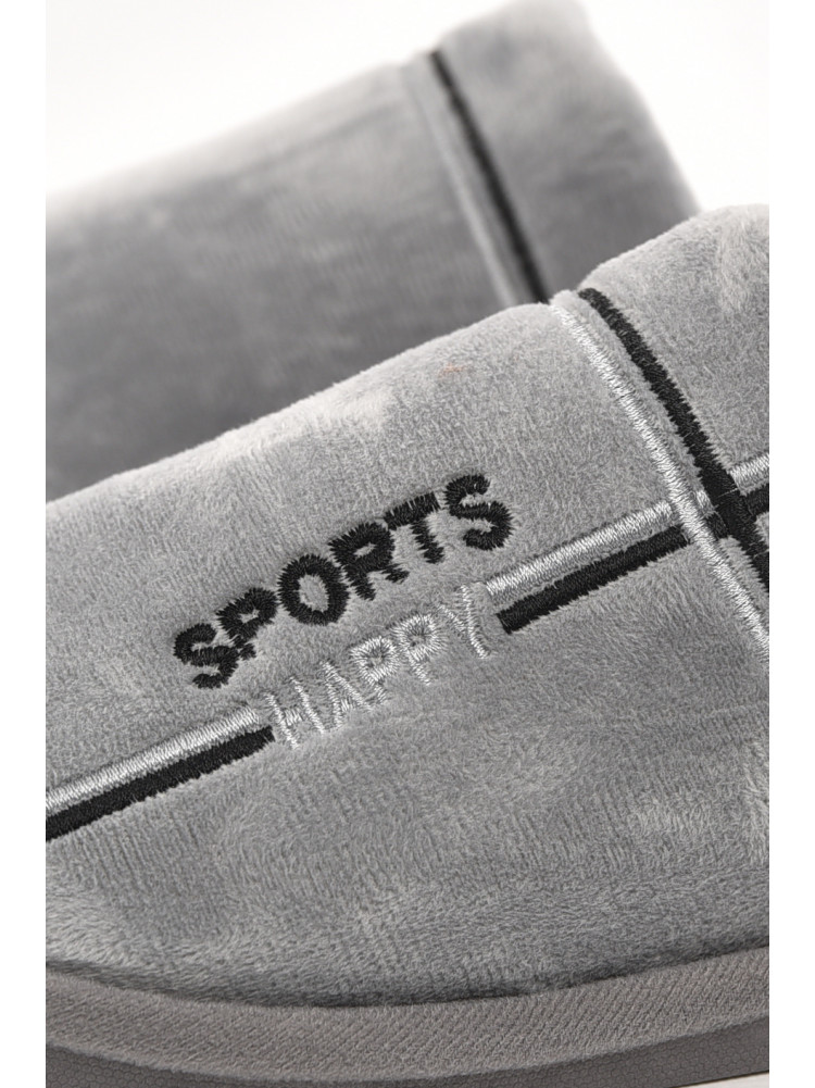 Тапочки комнатные мужские серого цвета 43079-5 210289C