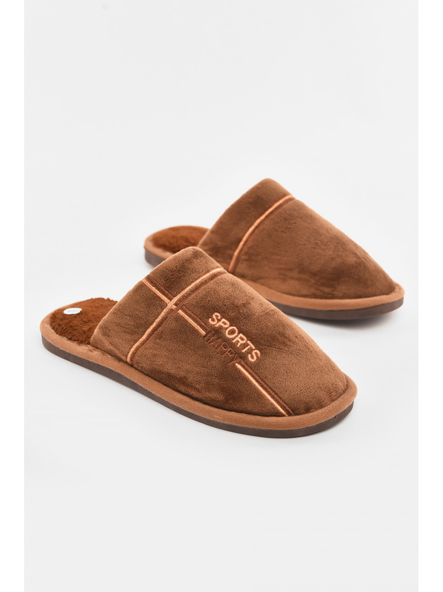 Тапочки комнатные мужские коричневого цвета 43079-5 210291C