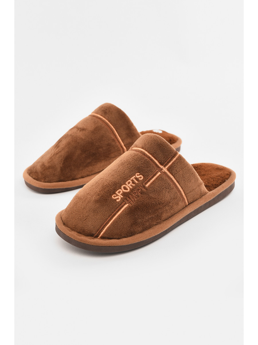 Тапочки комнатные мужские коричневого цвета 43079-5 210291C