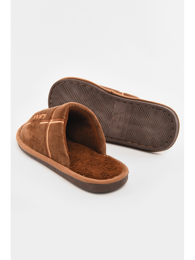 Тапочки комнатные мужские коричневого цвета 43079-5 210291C