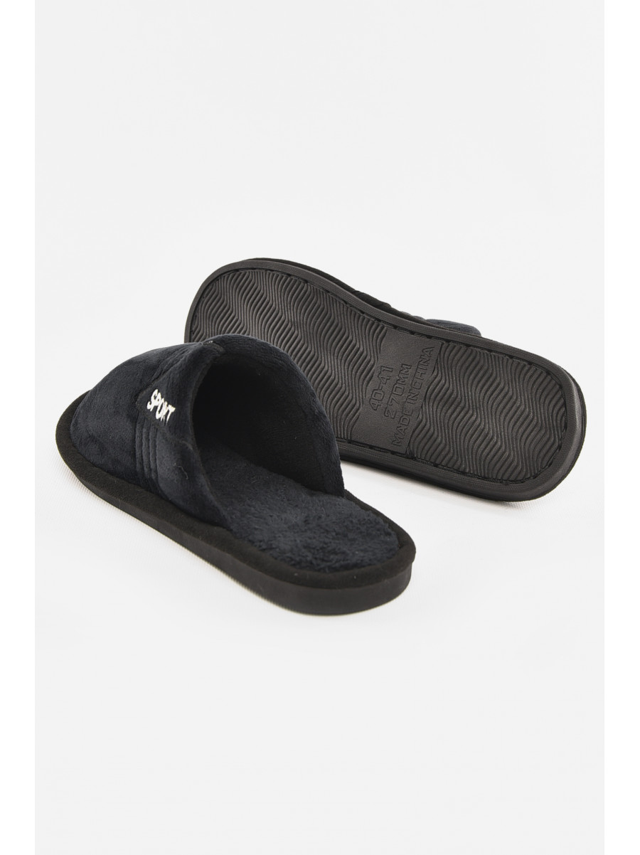 Тапочки комнатные мужские чёрного цвета 43079-4 210295C