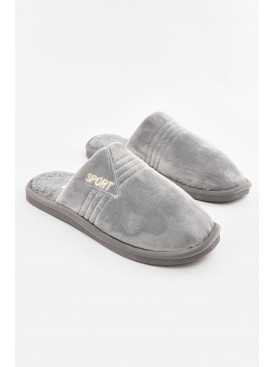 Тапочки комнатные мужские серого цвета 43079-4 210296C