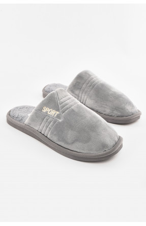 Тапочки комнатные мужские серого цвета 43079-4 210296C