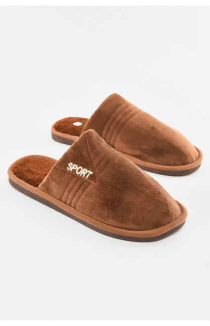 Тапочки комнатные мужские коричневого цвета 43079-4 210297C