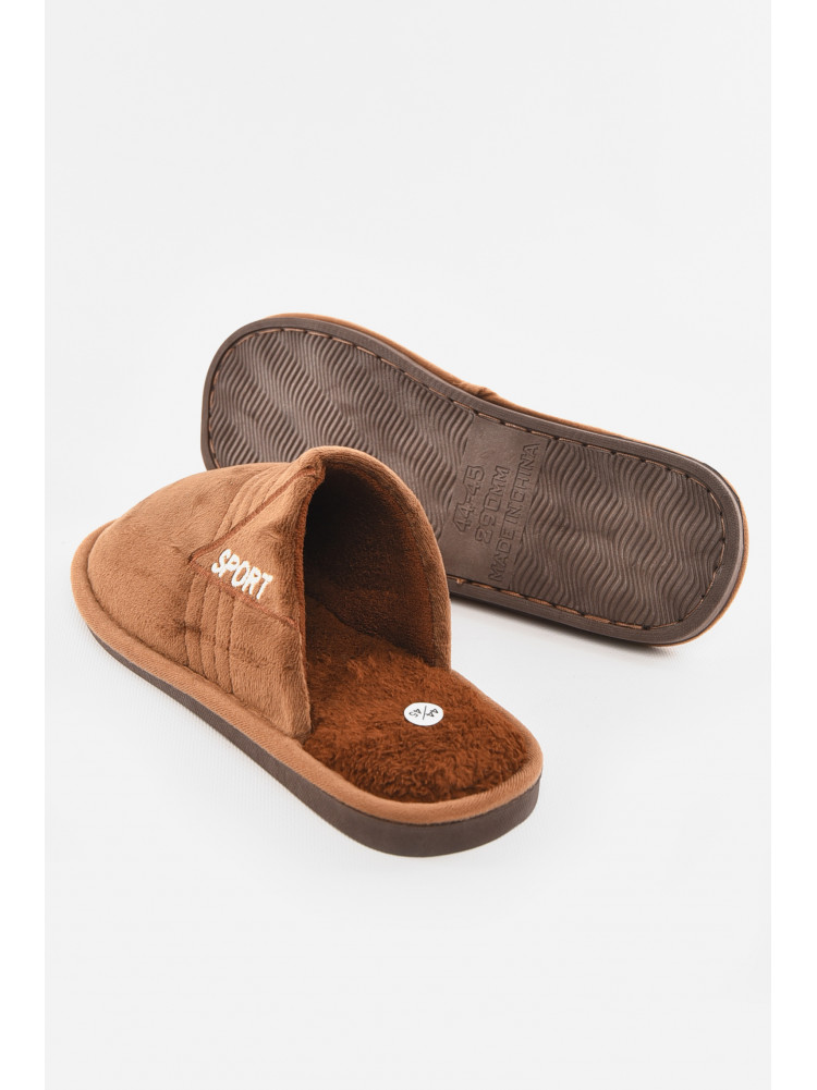 Тапочки комнатные мужские коричневого цвета 43079-4 210297C