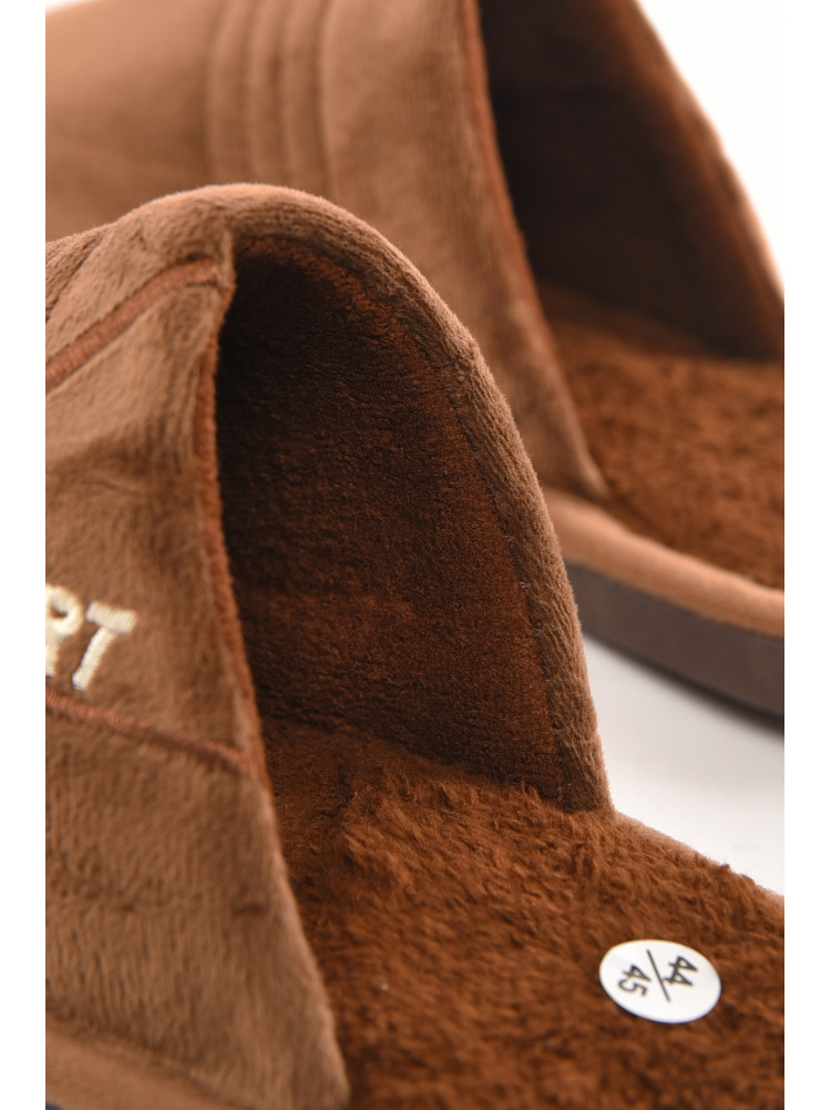 Тапочки комнатные мужские коричневого цвета 43079-4 210297C