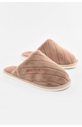 Тапочки комнатные мужские коричневого цвета D-382 210298C