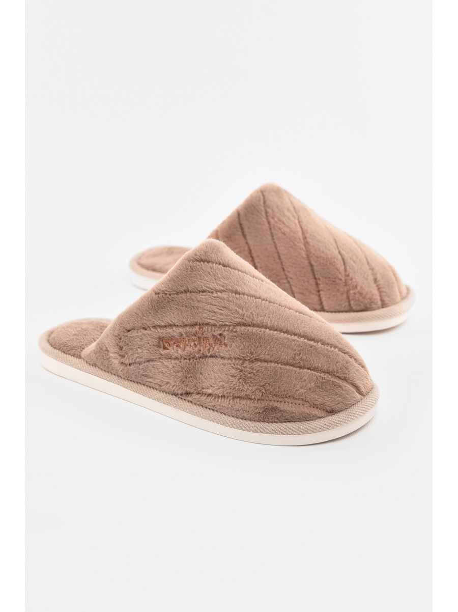 Тапочки комнатные мужские коричневого цвета D-382 210298C