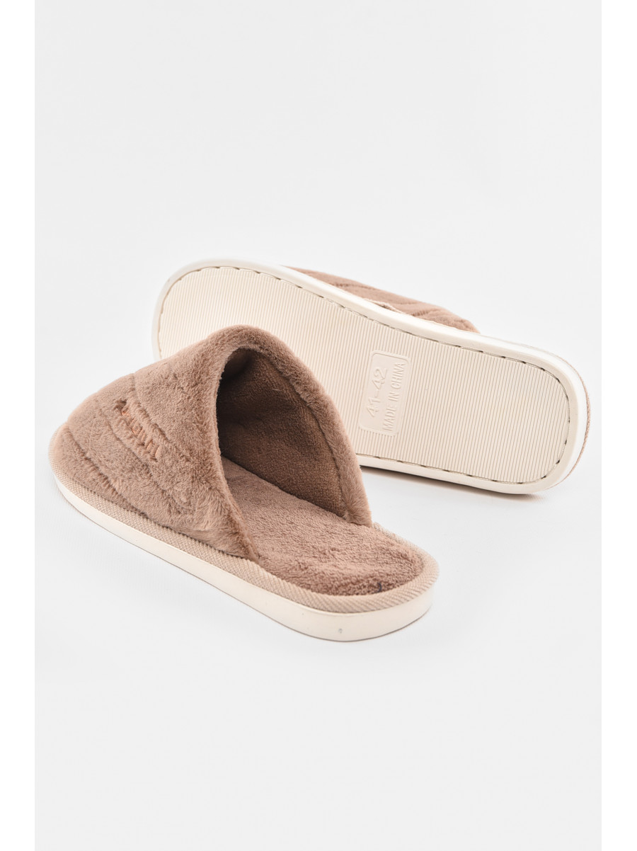 Тапочки комнатные мужские коричневого цвета D-382 210298C