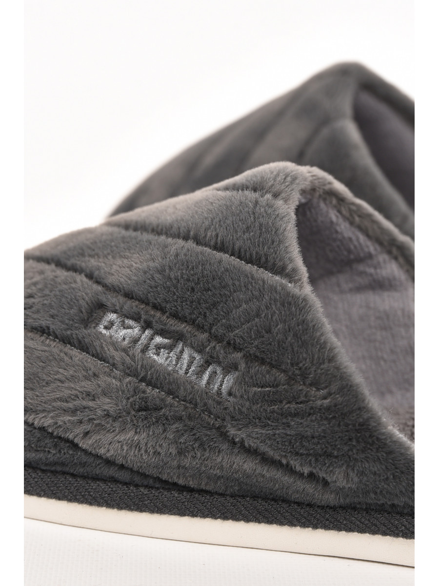 Тапочки комнатные мужские серого цвета D-382 210299C