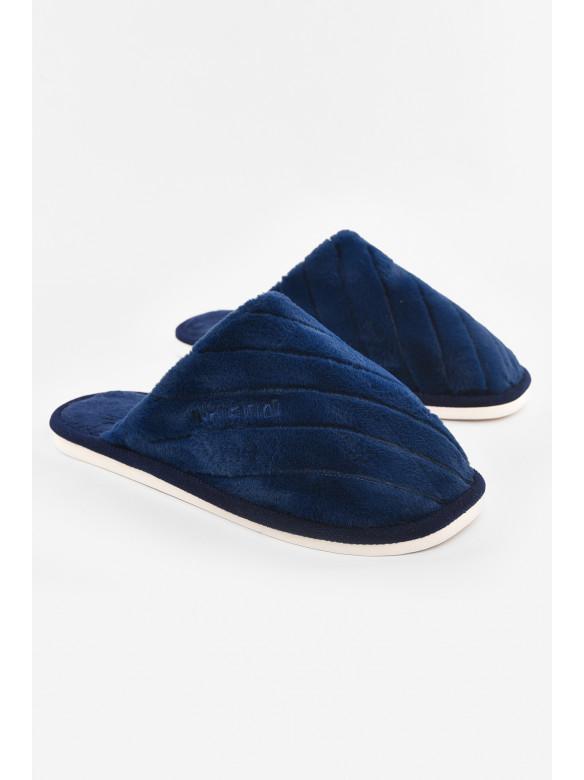 Тапочки комнатные мужские синего цвета D-382 210300C