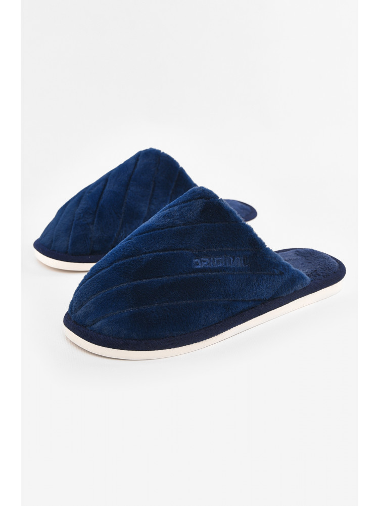 Тапочки комнатные мужские синего цвета D-382 210300C