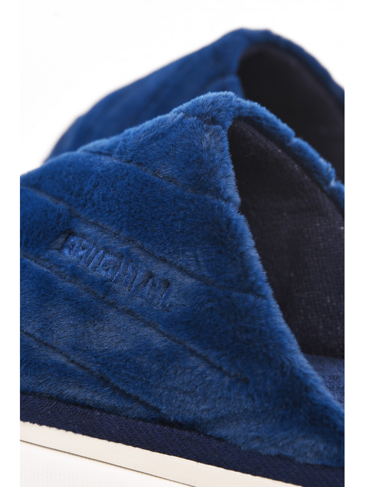 Тапочки комнатные мужские синего цвета D-382 210300C