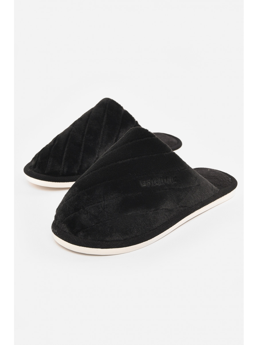 Тапочки комнатные мужские черного цвета D-382 210301C