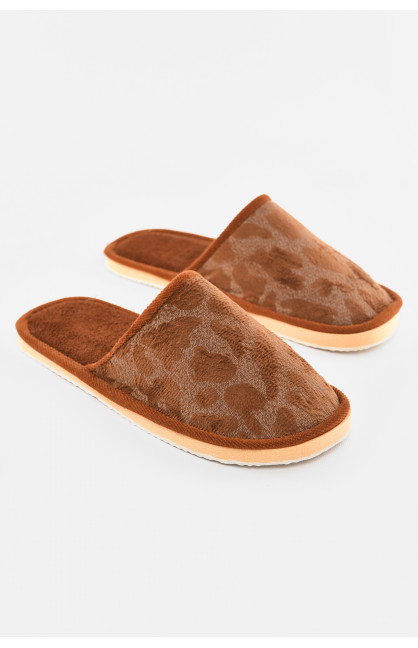 Тапочки комнатные мужские тёмно-коричневого цвета SP-009 210303C