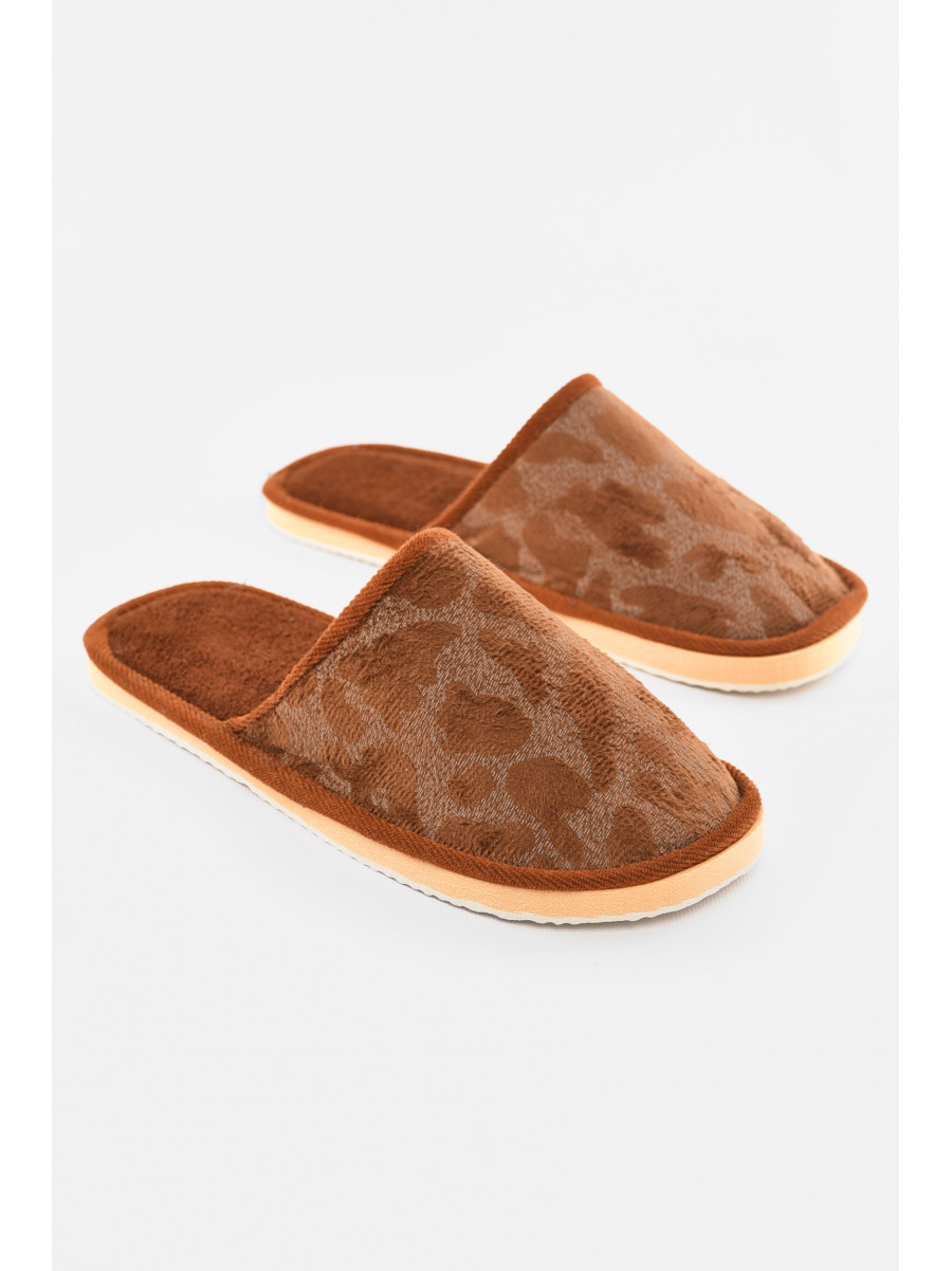 Тапочки комнатные мужские тёмно-коричневого цвета SP-009 210303C