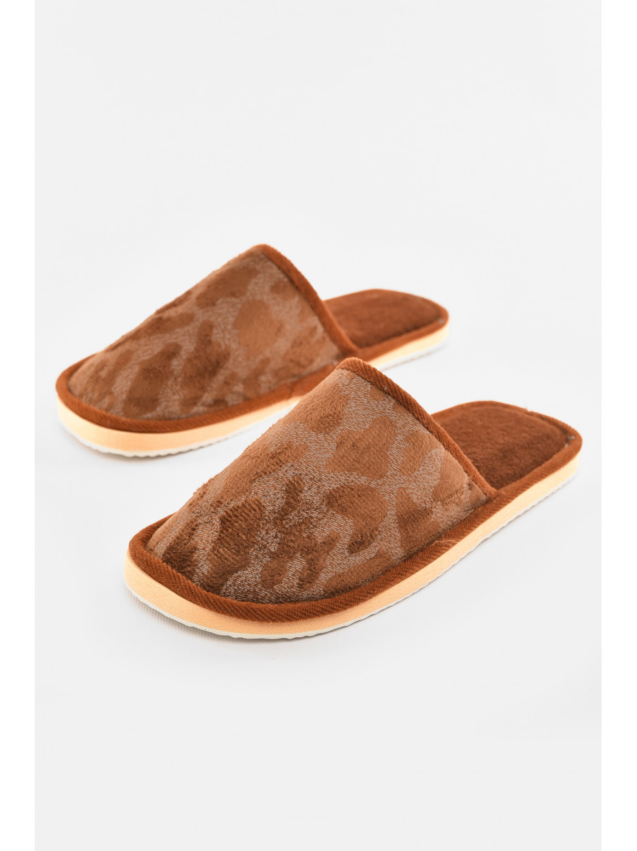 Тапочки комнатные мужские тёмно-коричневого цвета SP-009 210303C