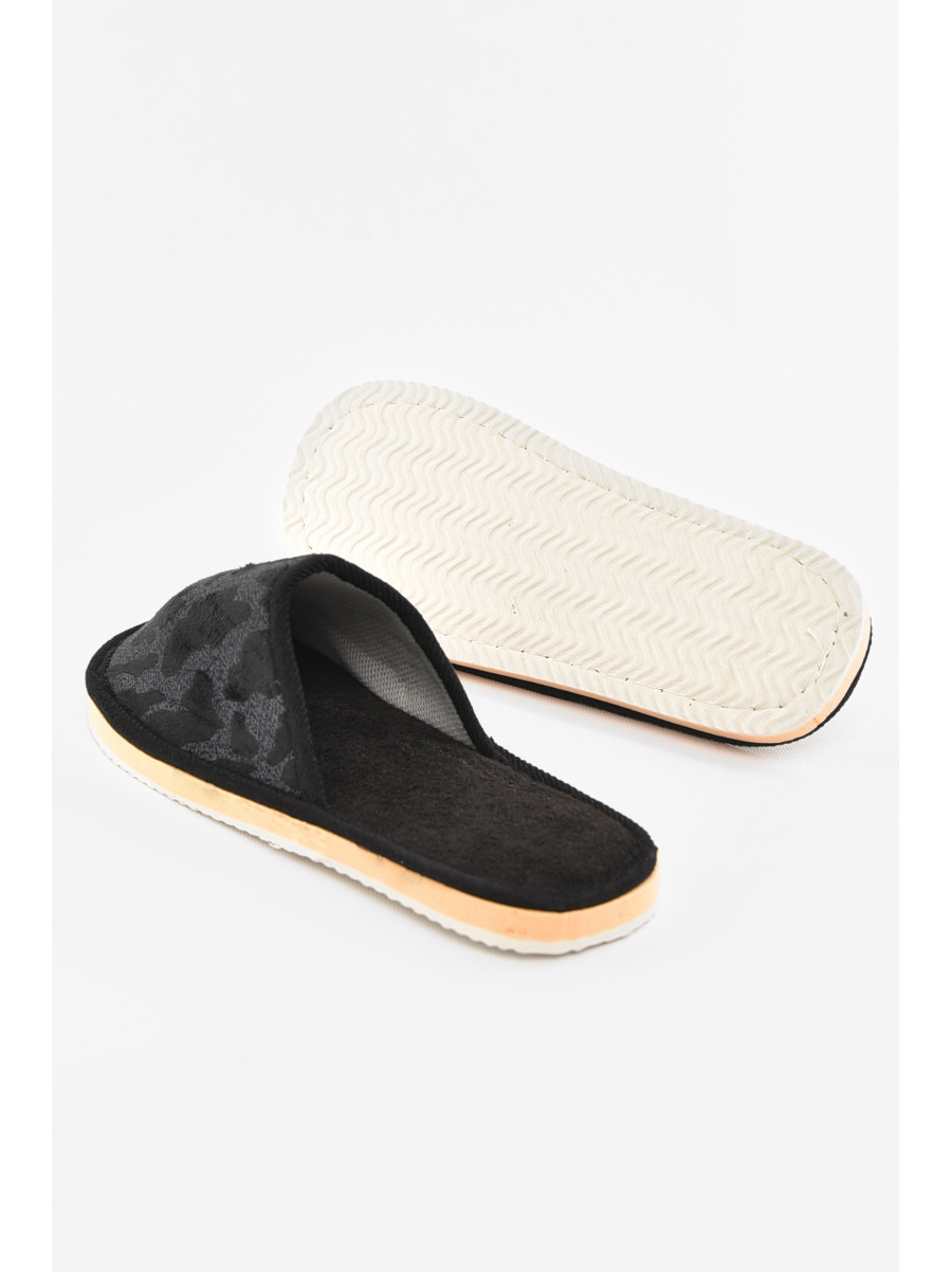 Тапочки комнатные мужские черного цвета SP-009 210304C