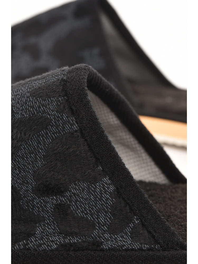 Тапочки комнатные мужские черного цвета SP-009 210304C