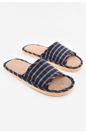 Тапочки комнатные мужские синего цвета 210305C