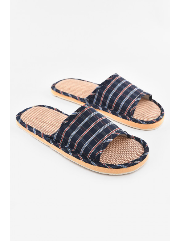 Тапочки комнатные мужские синего цвета 210305C