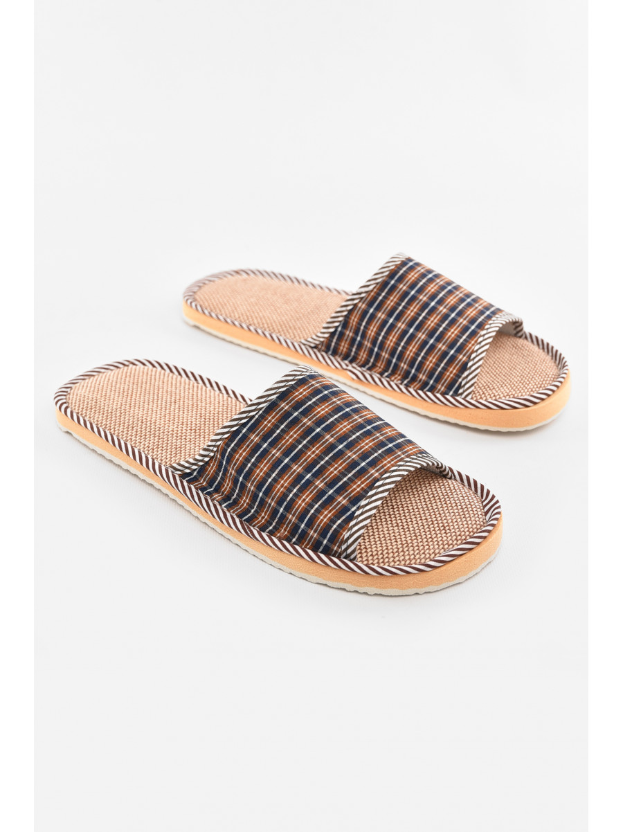 Тапочки комнатные мужские коричневого цвета 210306C