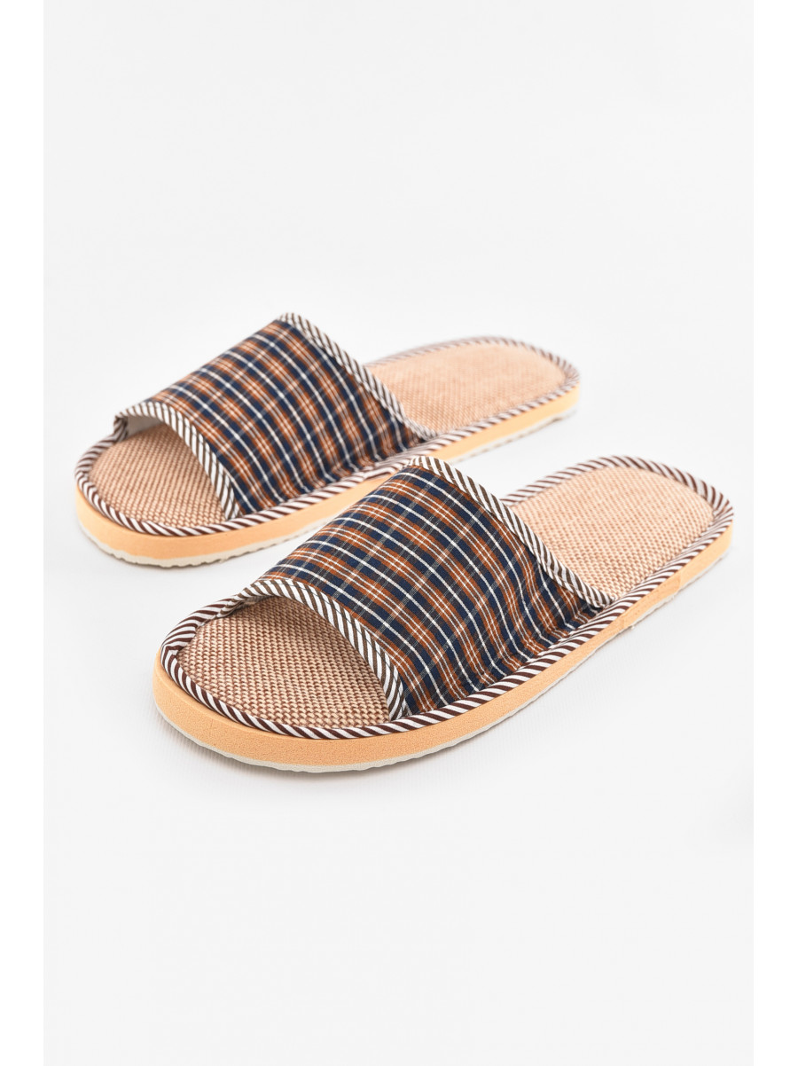 Тапочки комнатные мужские коричневого цвета 210306C