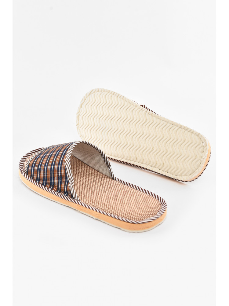 Тапочки комнатные мужские коричневого цвета 210306C