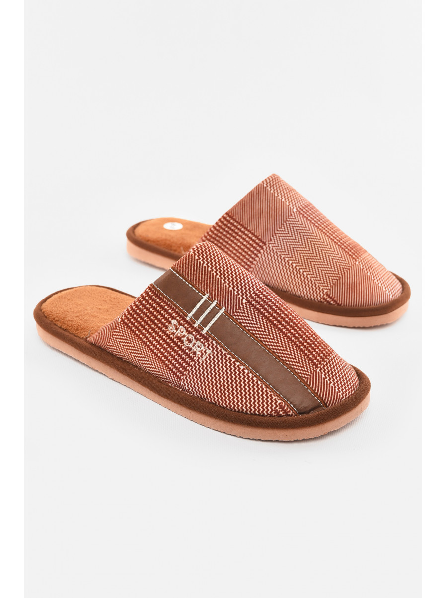 Тапочки комнатные мужские коричневого цвета 6171 210307C