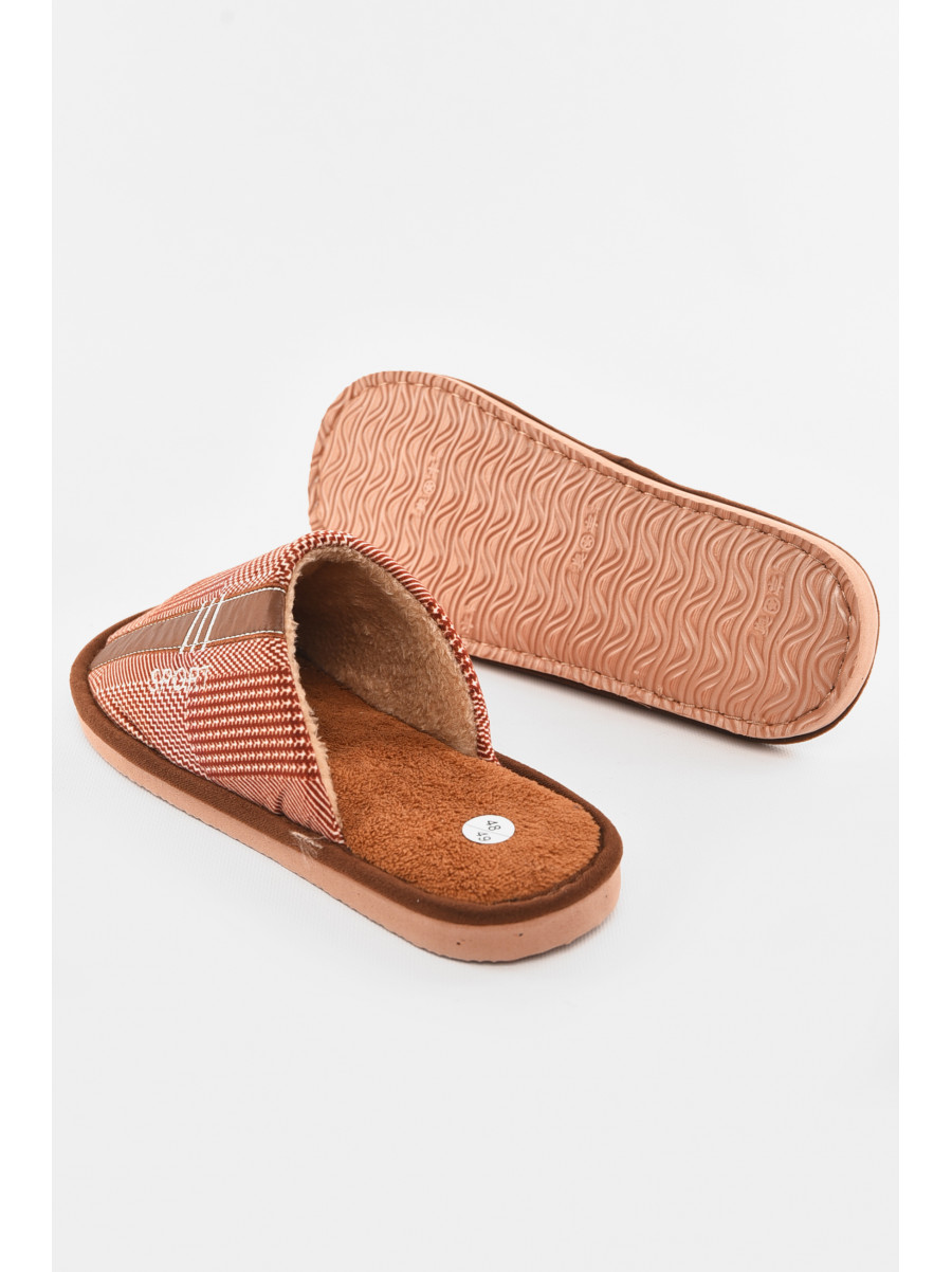 Тапочки комнатные мужские коричневого цвета 6171 210307C