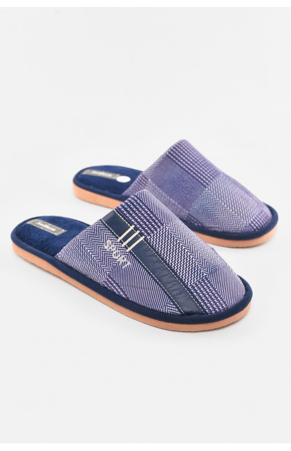 Тапочки комнатные мужские синего цвета 6171 210308C