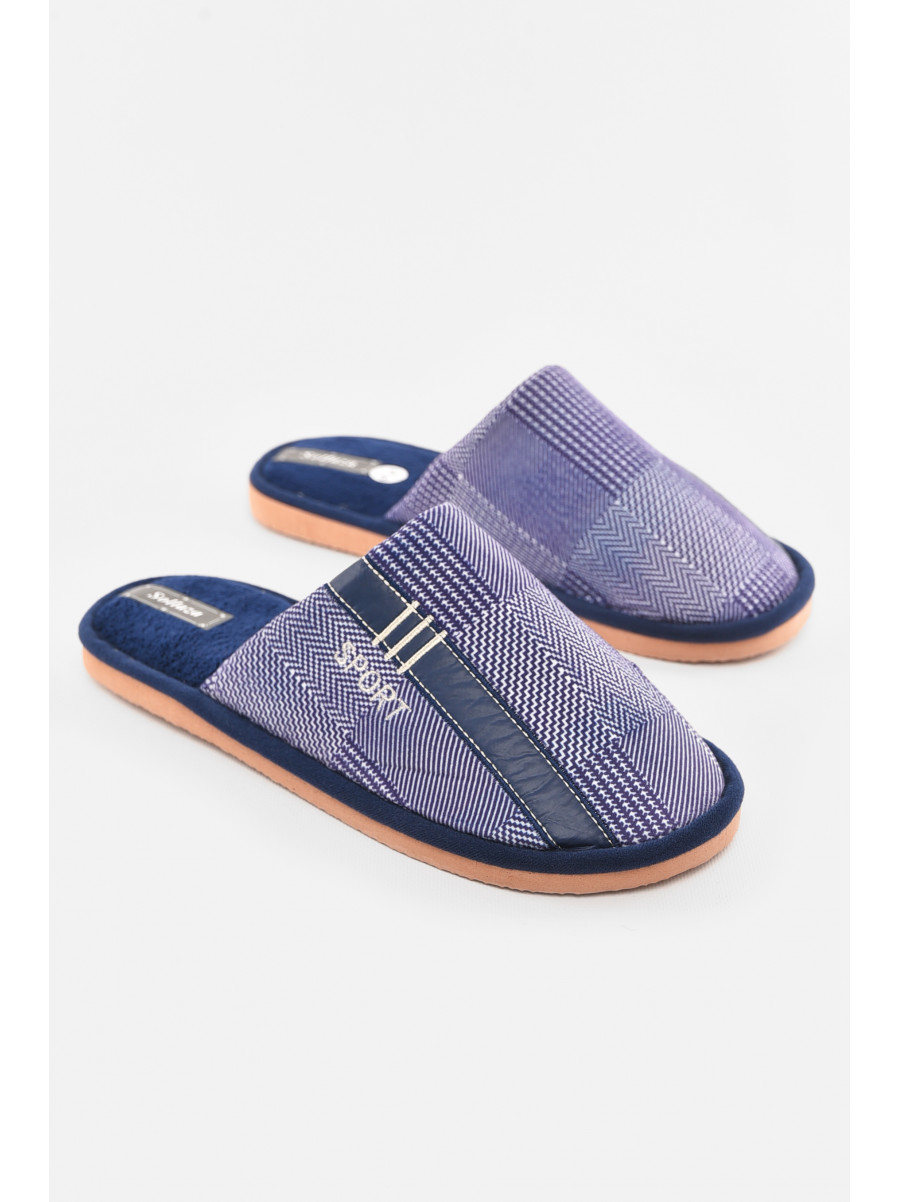 Тапочки комнатные мужские синего цвета 6171 210308C