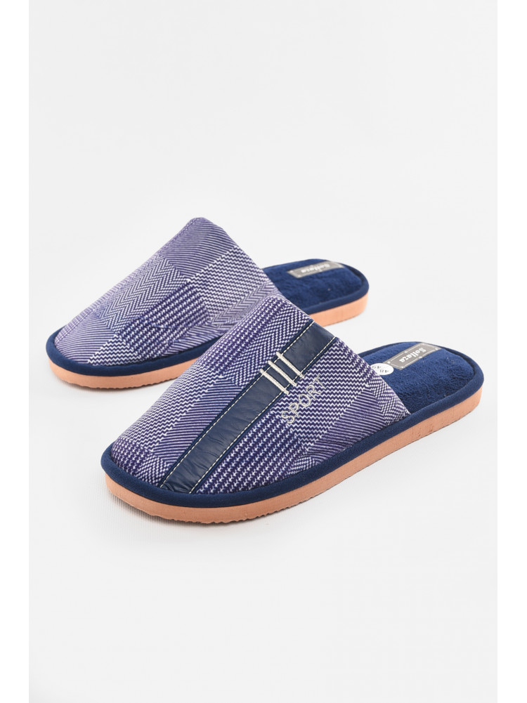 Тапочки комнатные мужские синего цвета 6171 210308C