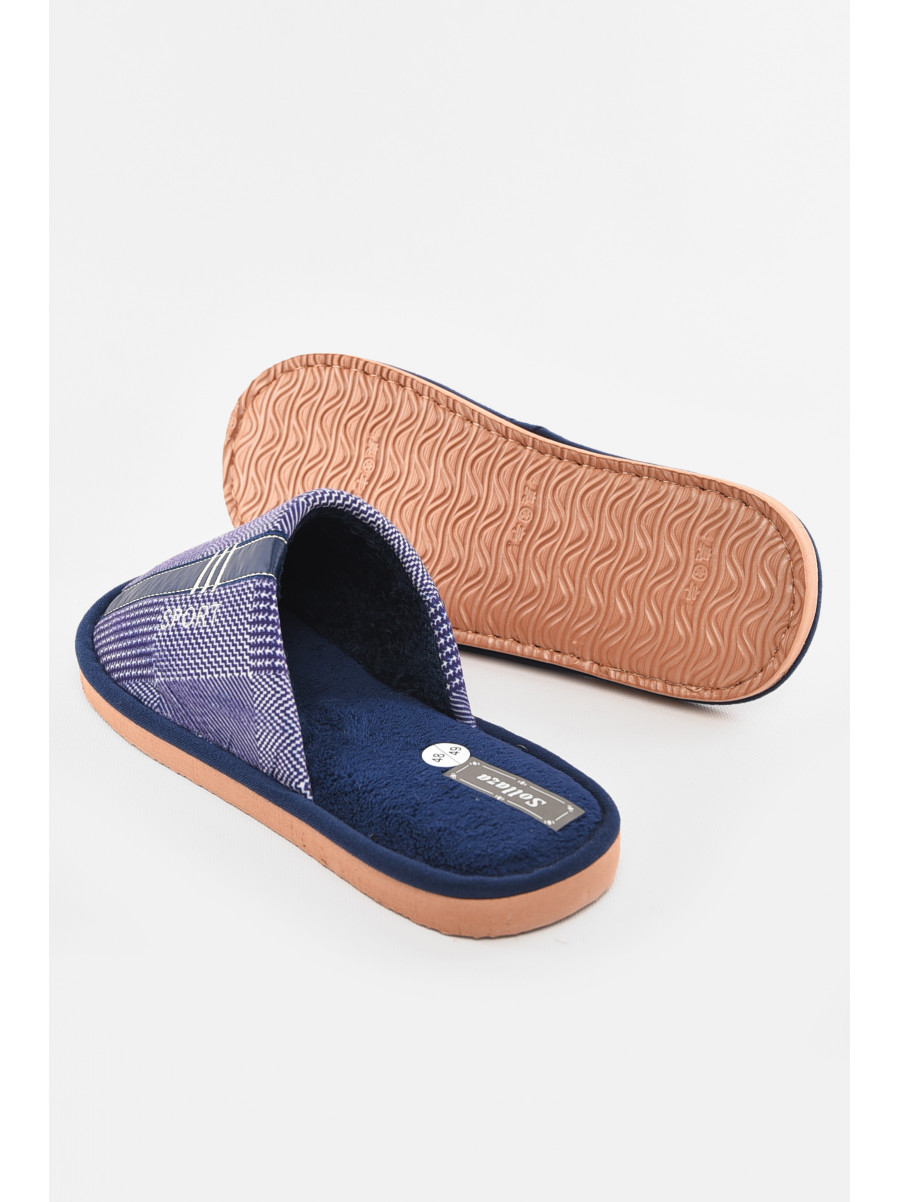 Тапочки комнатные мужские синего цвета 6171 210308C