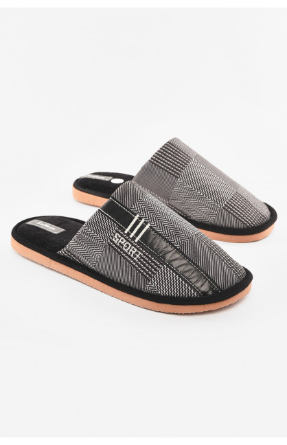 Тапочки комнатные мужские черного цвета 6171 210309C