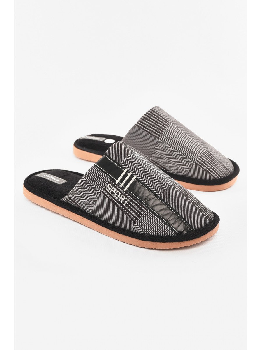 Тапочки комнатные мужские черного цвета 6171 210309C