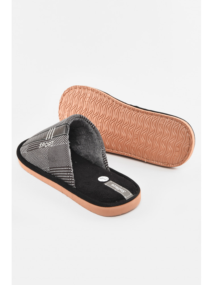 Тапочки комнатные мужские черного цвета 6171 210309C