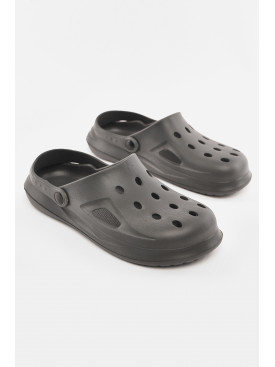 Кроксы мужские темно-серого цвета Уценка М-201 210310C