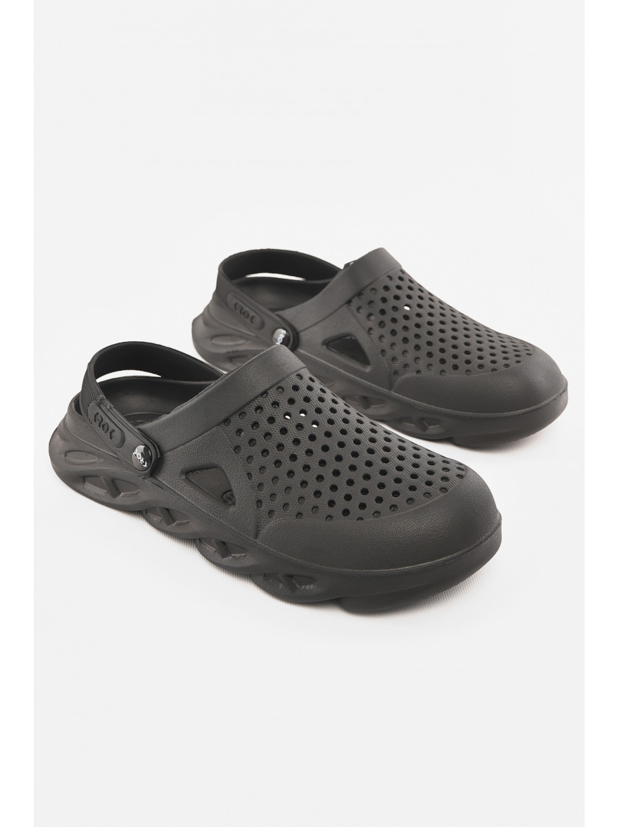 Кроксы мужские черного цвета с-92 210316C