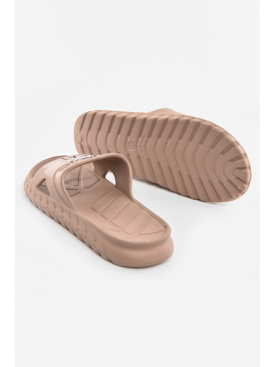 Шльопанці піна жіночі бежевого кольору С-74 210321C